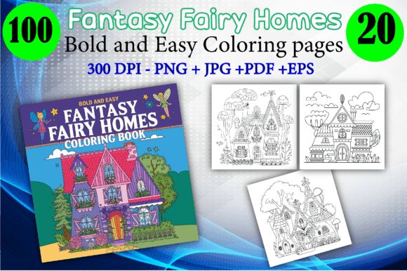 Download Bold Fantasy Fairy Homes Coloring Pages - Coloring Collection