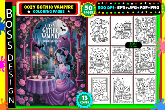 Download Cozy Gothic Vampire Coloring Pages - Coloring Collection