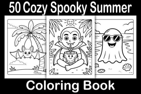 Download Cozy Spooky Summer Coloring Book - Coloring Collection