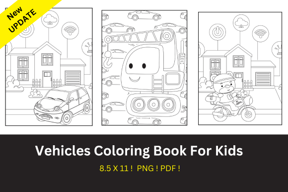 Download Vehicles Coloring Book for Kids Vol-2 - Coloring Collection