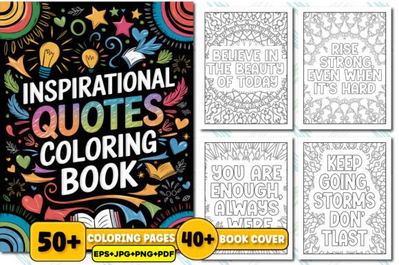 Download Inspirational Quotes Coloring Book - Coloring Collection