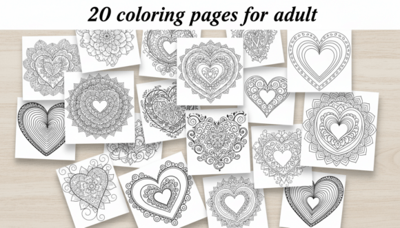 Download 20 Adult Coloring Pages PDF Book - Coloring Collection