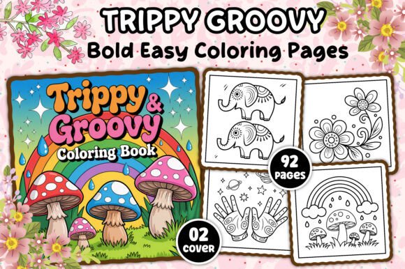 Download Bold Easy Trippy Groovy Coloring Pages - Coloring Collection