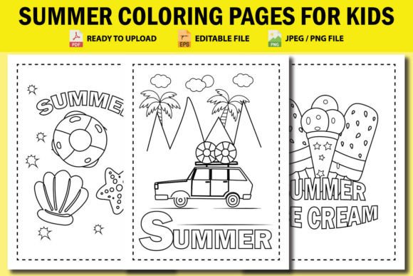Download Summer Coloring Pages for Kids - Coloring Collection