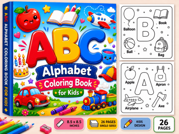 Download ABC Alphabet Coloring Pages for Kids - Coloring Collection