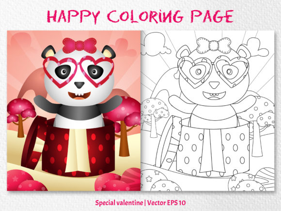 Download A Cute Panda - Coloring Pages - Coloring Collection