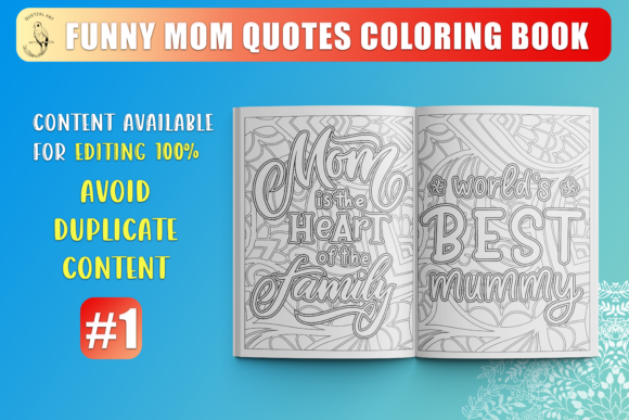 Download Mom Quote Coloring Pages Interior KDP - Coloring Collection